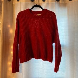 Red sweater